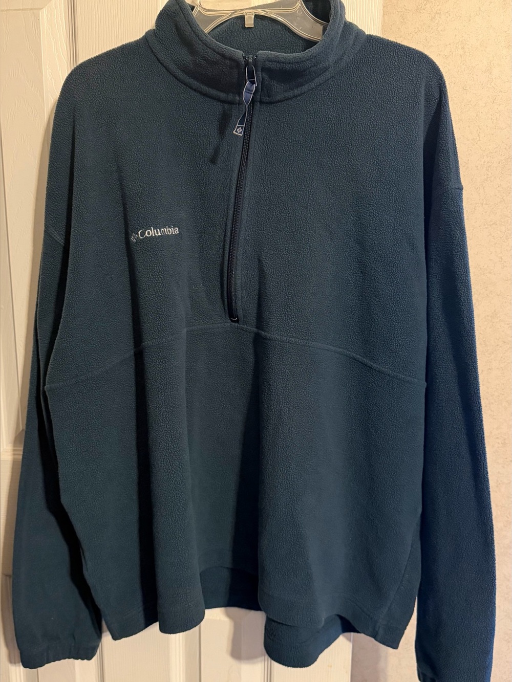 Columbia blue half zip fleece pullover pre-owned  Men’s XXL